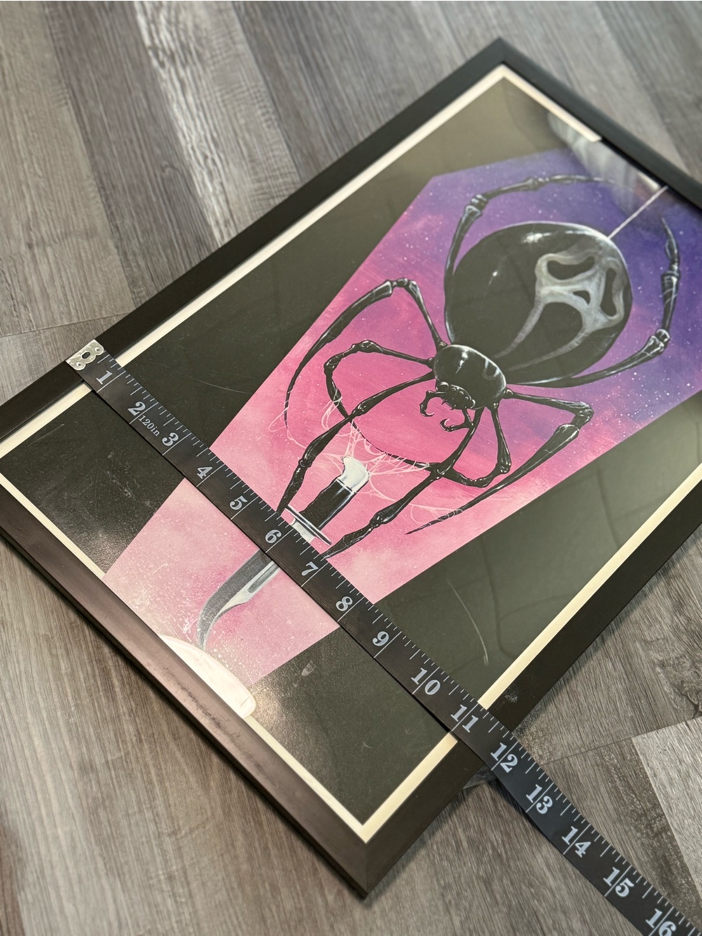 Horror - Scream - Ghostface Spider Coffin Art Print - Picture 3 of 4